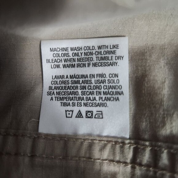 Northwest Territory Mens Fishing shirt, XXXL Tan long sleeve Button up - Picture 7 of 8